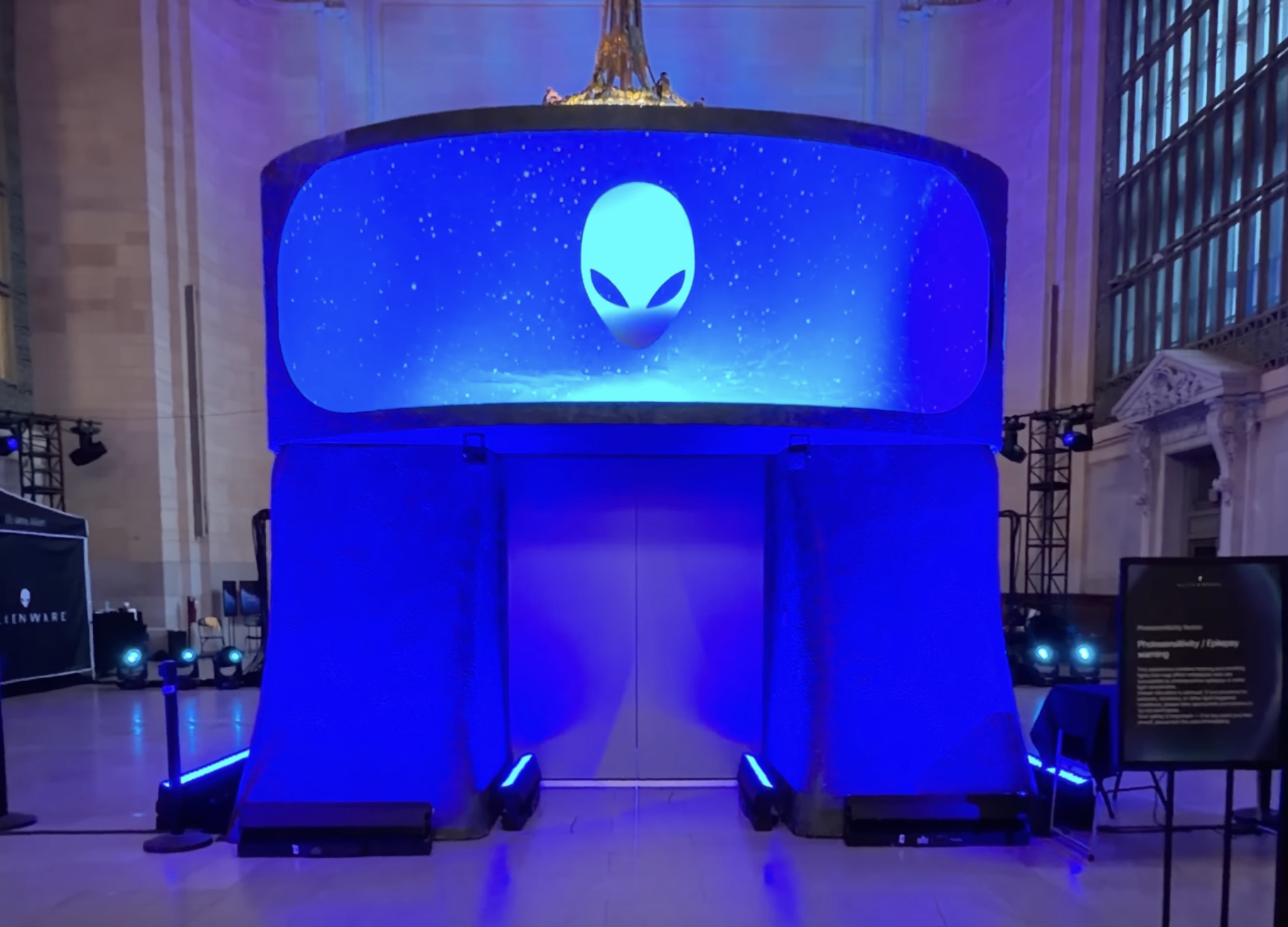 Alienware Turns Grand Central Into a Real-Life Video Game