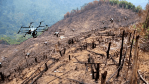 Japanese AI Drones Plant Trees 10x Faster Than Humans