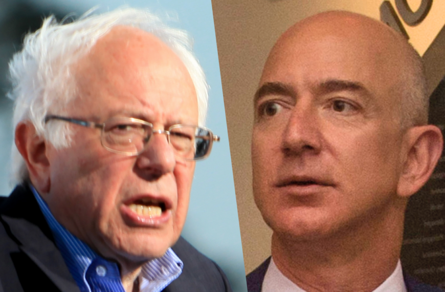 “Jeff Bezos Wants to Raise $100 Billion to Replace Factory Workers with Robots,” Sen. Bernie Sanders Says, as Bezos Plans to Automate Manufacturing With AI