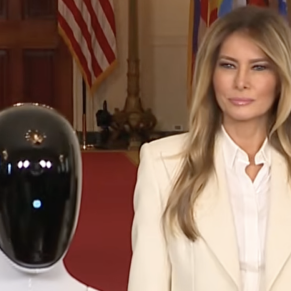 First Lady Melania Welcomes AI Humanoid Robot Figure 3 to the White House
