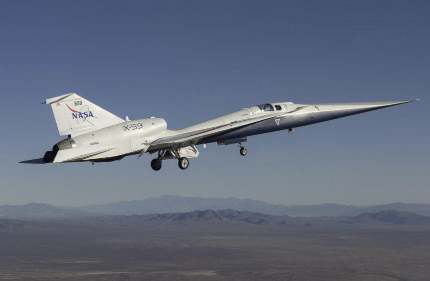 NASA Says They Are Planning to Fly the Supersonic X-59 Again After It Successfully Made Its Third Flight
