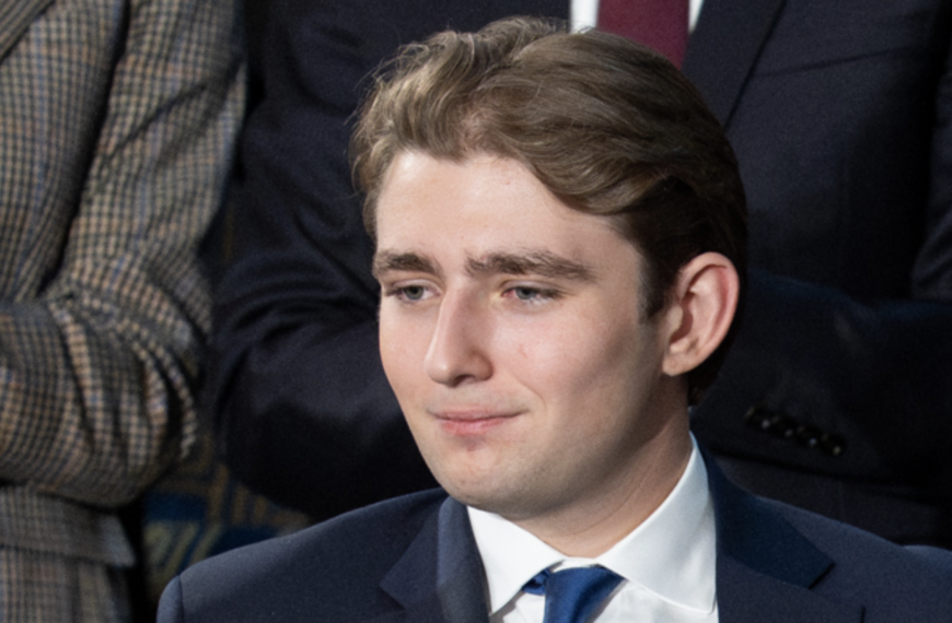 Barron Trump’s New Beverage Company Set to Launch in May