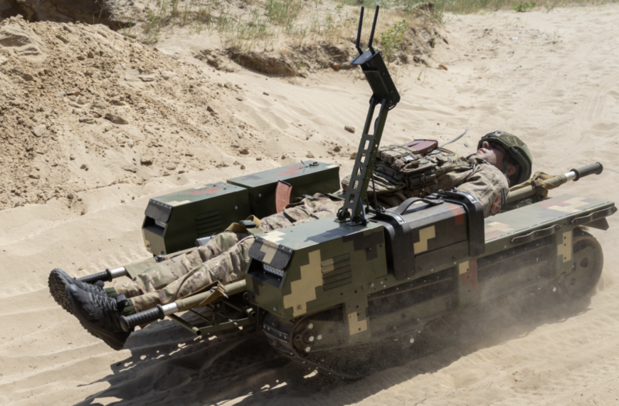 Robotic Evacuation Systems Reshape Frontline Medical Care in Ukraine