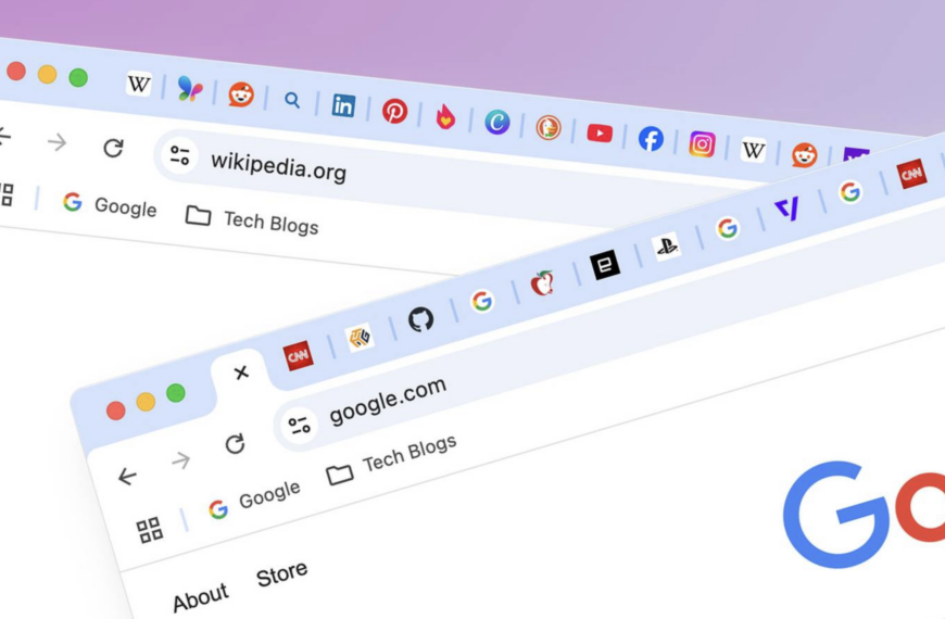 Chrome Adds Vertical Tabs to Help Users Manage Large Numbers of Open Tabs