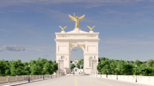 Trump Announces “Greatest and Most Beautiful Triumphal Arch in the World” as Administration Files Plans for 250-Foot Monument