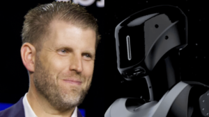 Eric Trump-Backed Startup Sends Humanoid Robots Into a Combat Zone for the First Time in History, Secures $24M in Pentagon Contracts — "We Better Be Winning This Race"