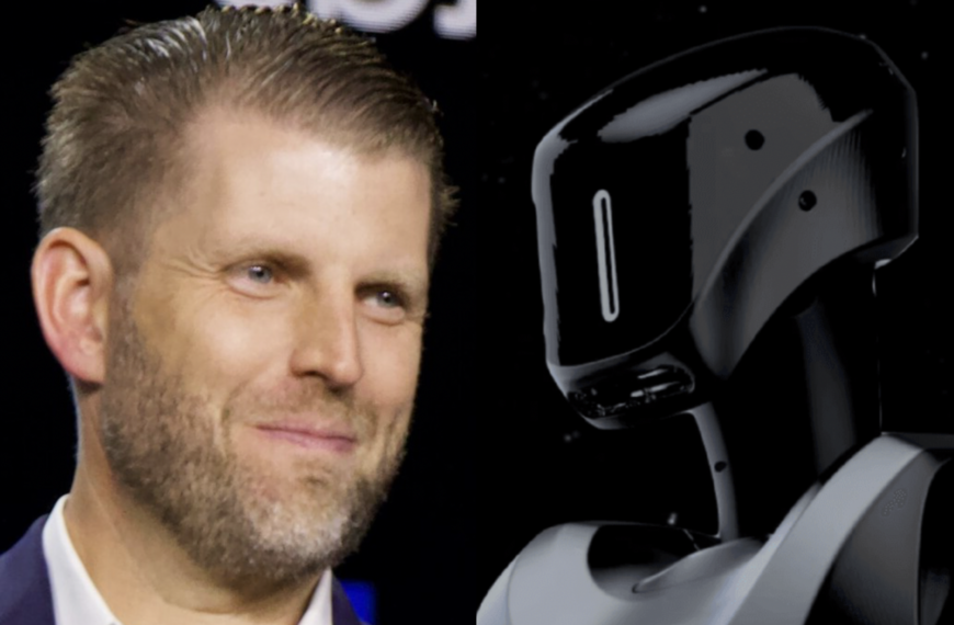 Eric Trump-Backed Startup Sends Humanoid Robots Into a Combat Zone for the First Time in History, Secures $24M in Pentagon Contracts — "We Better Be Winning This Race"