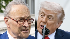 "Donald Trump Is Engaging in Insider Trading in Broad Daylight" — Senate Minority Leader Chuck Schumer Blasts President's 3,700 Stock Trades Worth Up to $750 Million as Americans Face Rising Costs