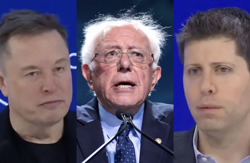 Bernie Sanders Says AI Is Built on Stolen Knowledge and the Wealth It Generates Should Go to the Public, Not "Elon Musk, Sam Altman and Other AI Oligarchs"